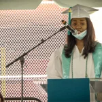 BELA students speaking at a school event.