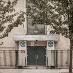 BELA school entrance in Brooklyn.